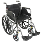 Deluxe Self Propelled Steel Wheelchair